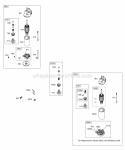 Electric Starter Diagram and Parts List for 28S707-1149-E1  Briggs and Stratton Engine